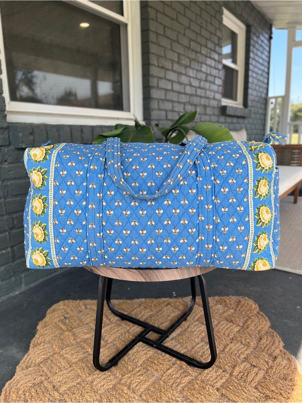 Vera Bradley Bees XL Duffel Bag